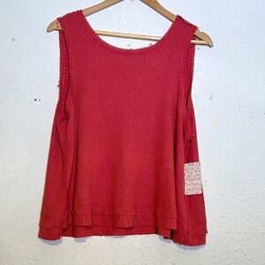 Free People We The Free New Love Ribbed Sleeveless Top Size Small Women
